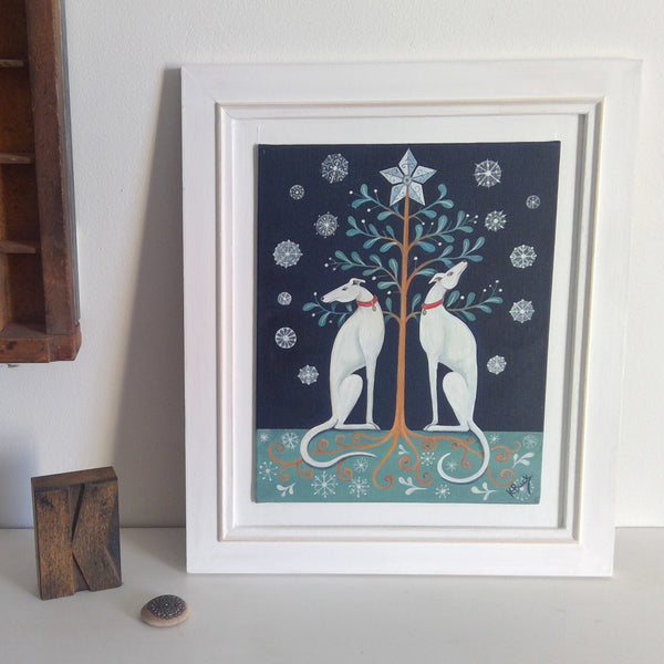 Winter (Snowing) - Original Painting